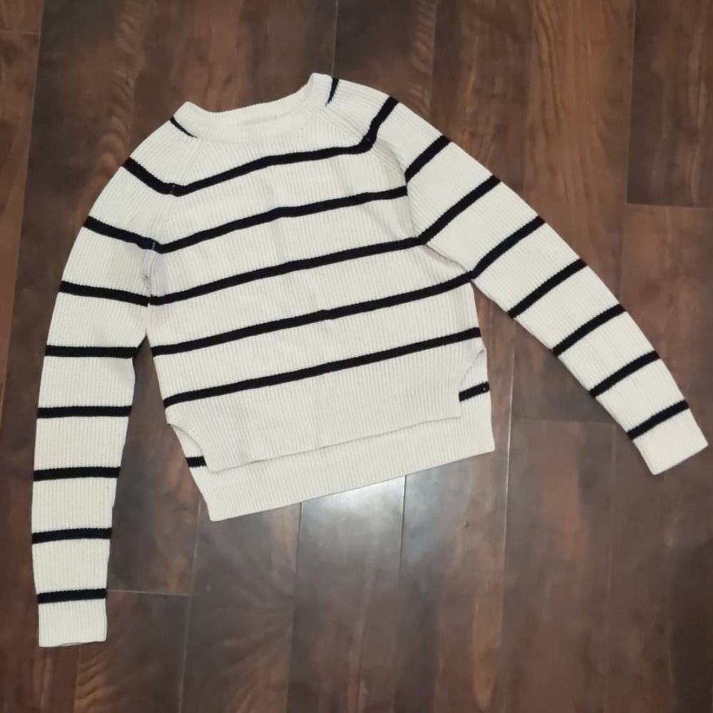 Striped LoveStitch sweater